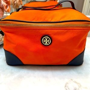 Tory Burch toiletry/cosmetic bag.